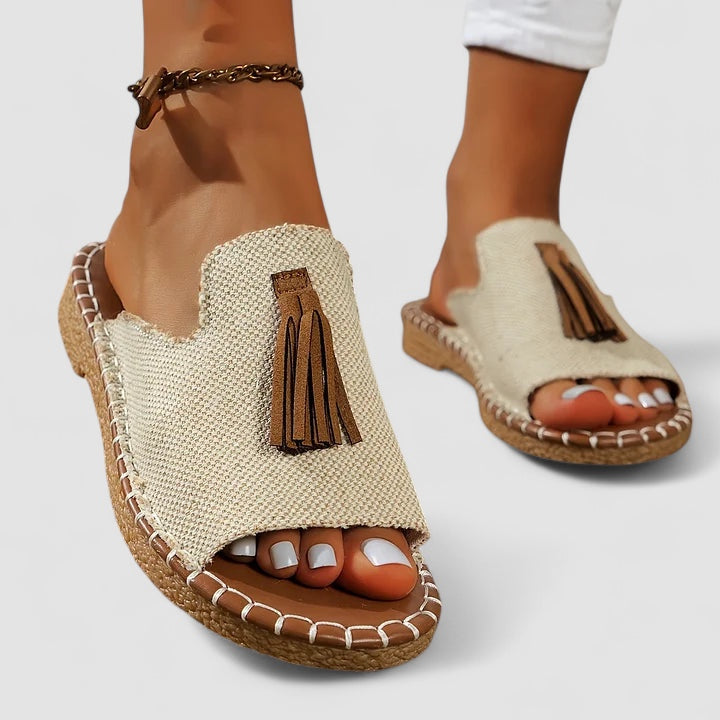 Mira™ | Leena - Bekväma och Platta Ortopediska Sandaler