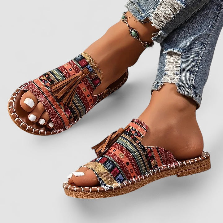 Mira™ | Leena - Bekväma och Platta Ortopediska Sandaler