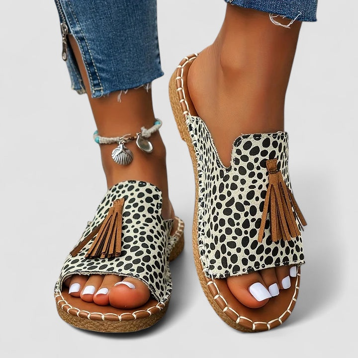 Mira™ | Leena - Bekväma och Platta Ortopediska Sandaler