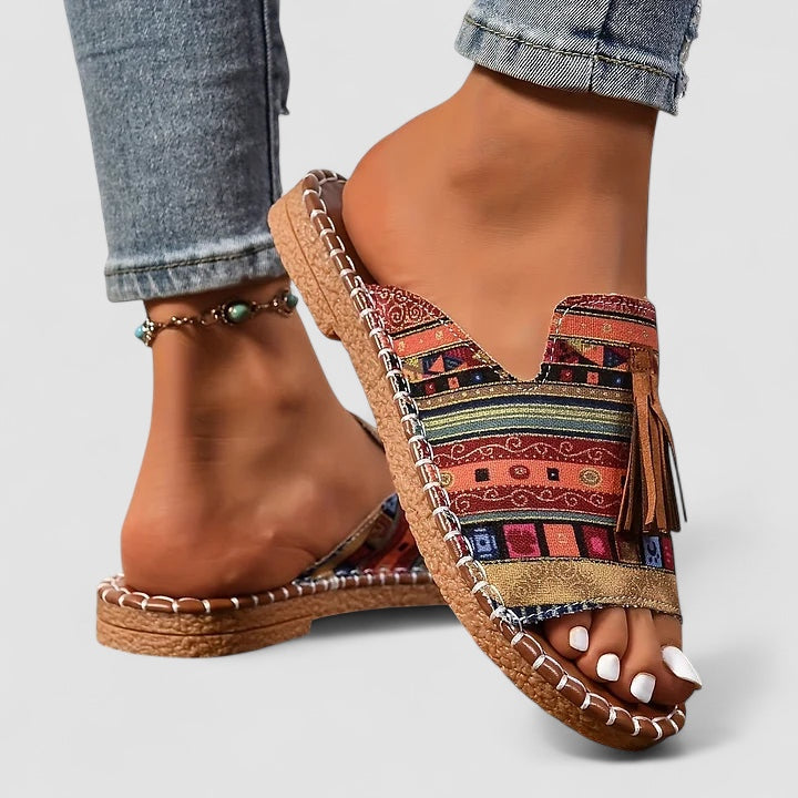 Mira™ | Leena - Bekväma och Platta Ortopediska Sandaler