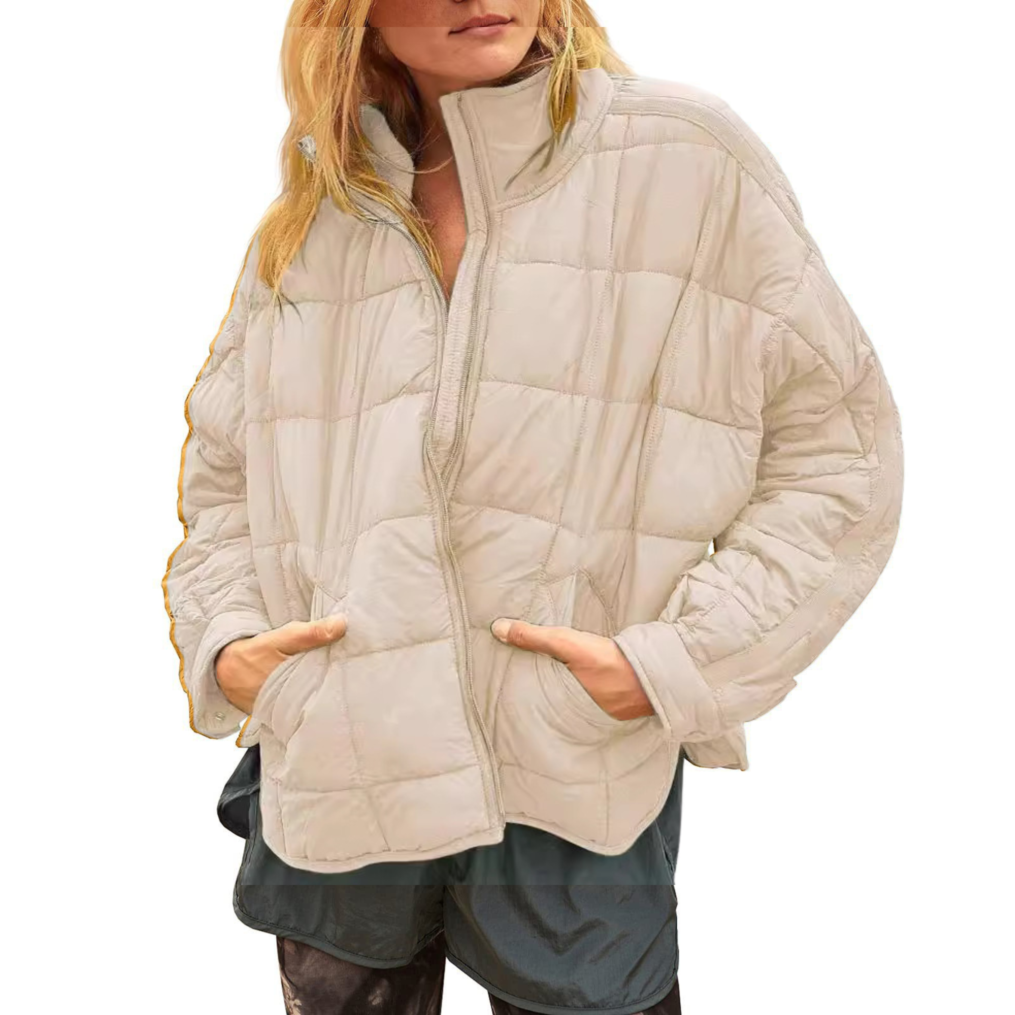 Mira™ - Lättvikts kompakt zip-puffjacka