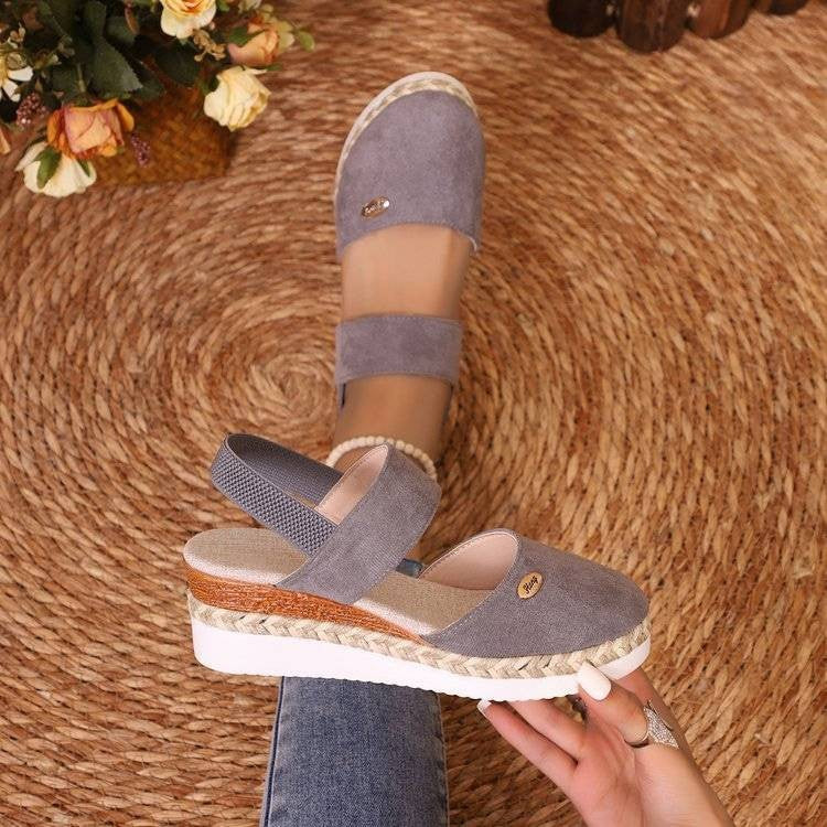 Mira™ | Antonia - Ortopediska Sandaler med Platå, Ventilerande och Avslappnade