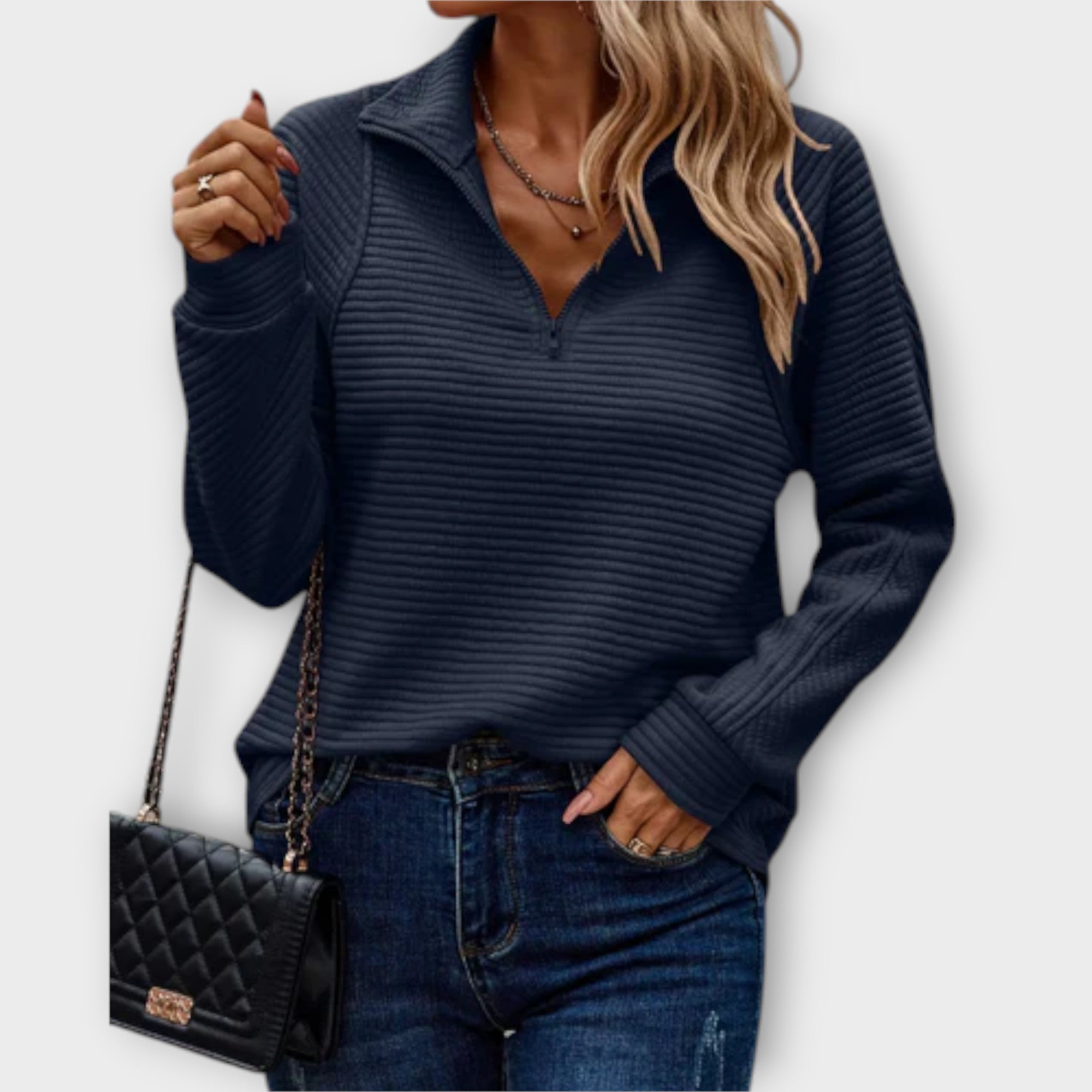 Mira™ - Elegant tröja med dragkedja