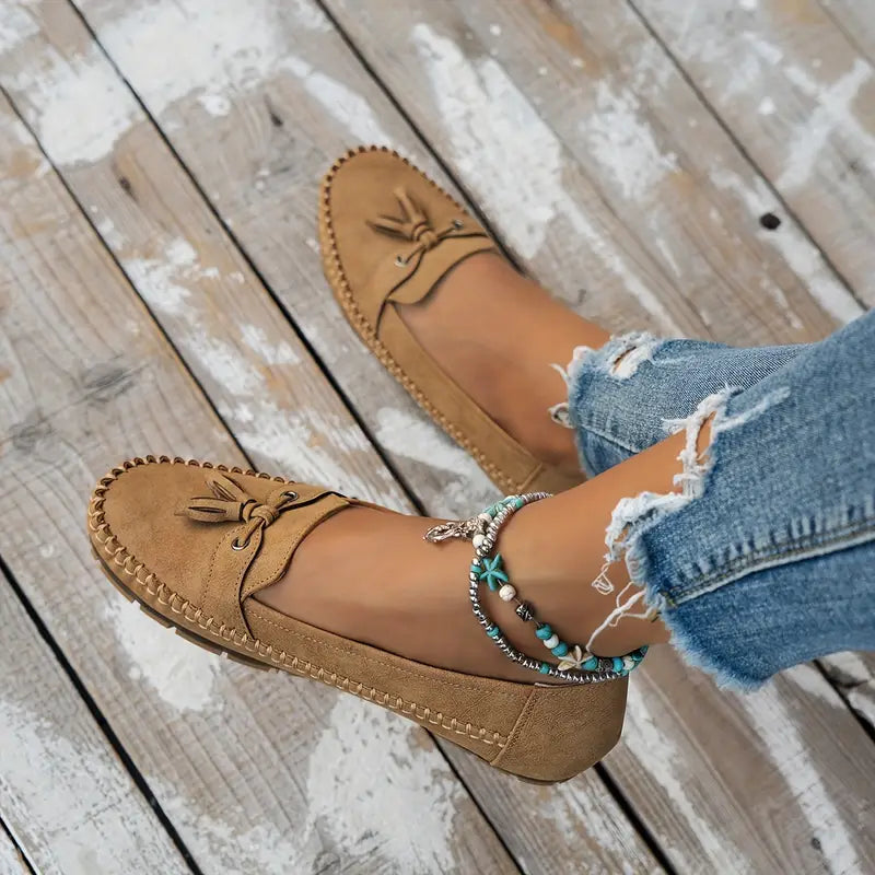 Mira™ | Ingrid - Ortopediska Vintage Loafers
