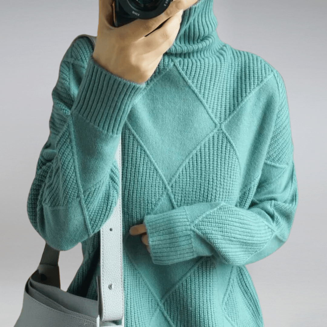 Mira™ - Mjuk Turtleneck Tröja