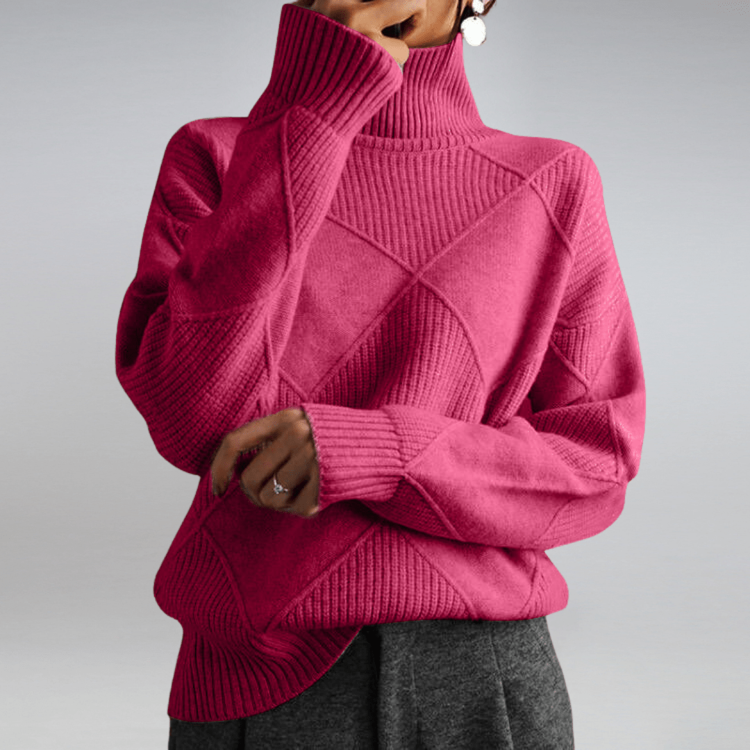 Mira™ - Mjuk Turtleneck Tröja