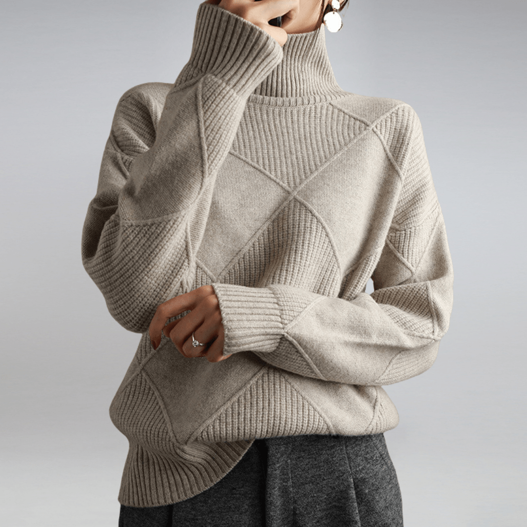 Mira™ - Mjuk Turtleneck Tröja