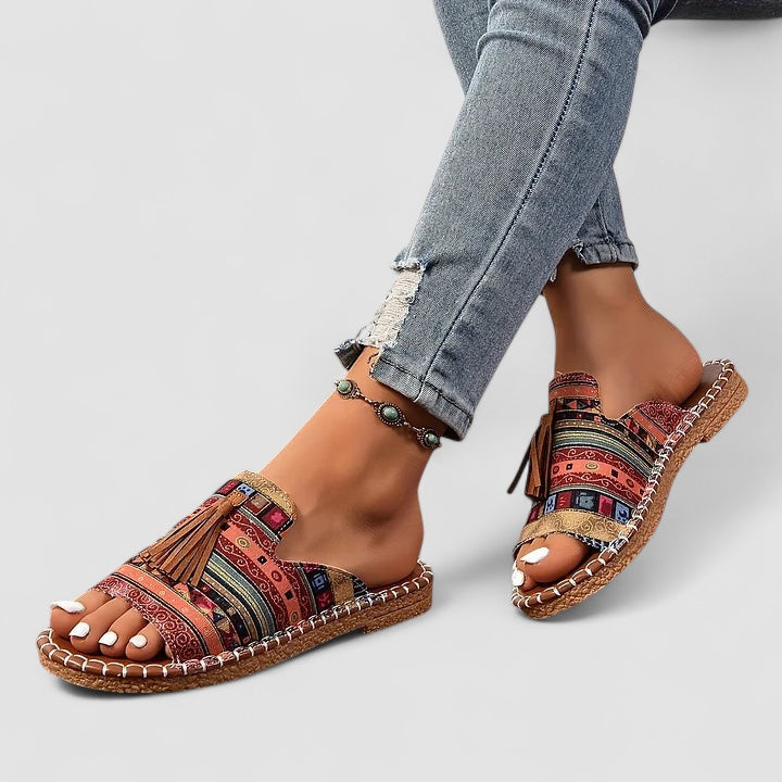 Mira™ | Leena - Bekväma och Platta Ortopediska Sandaler