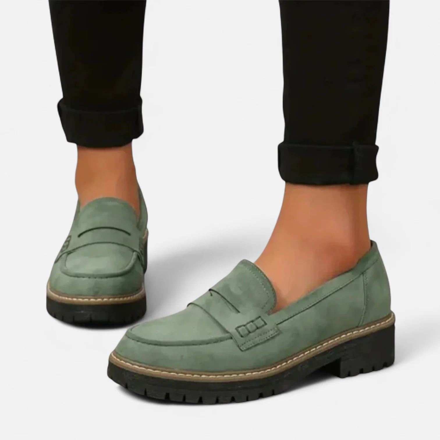 Mira™ - Eleganta loafers med tjock sula