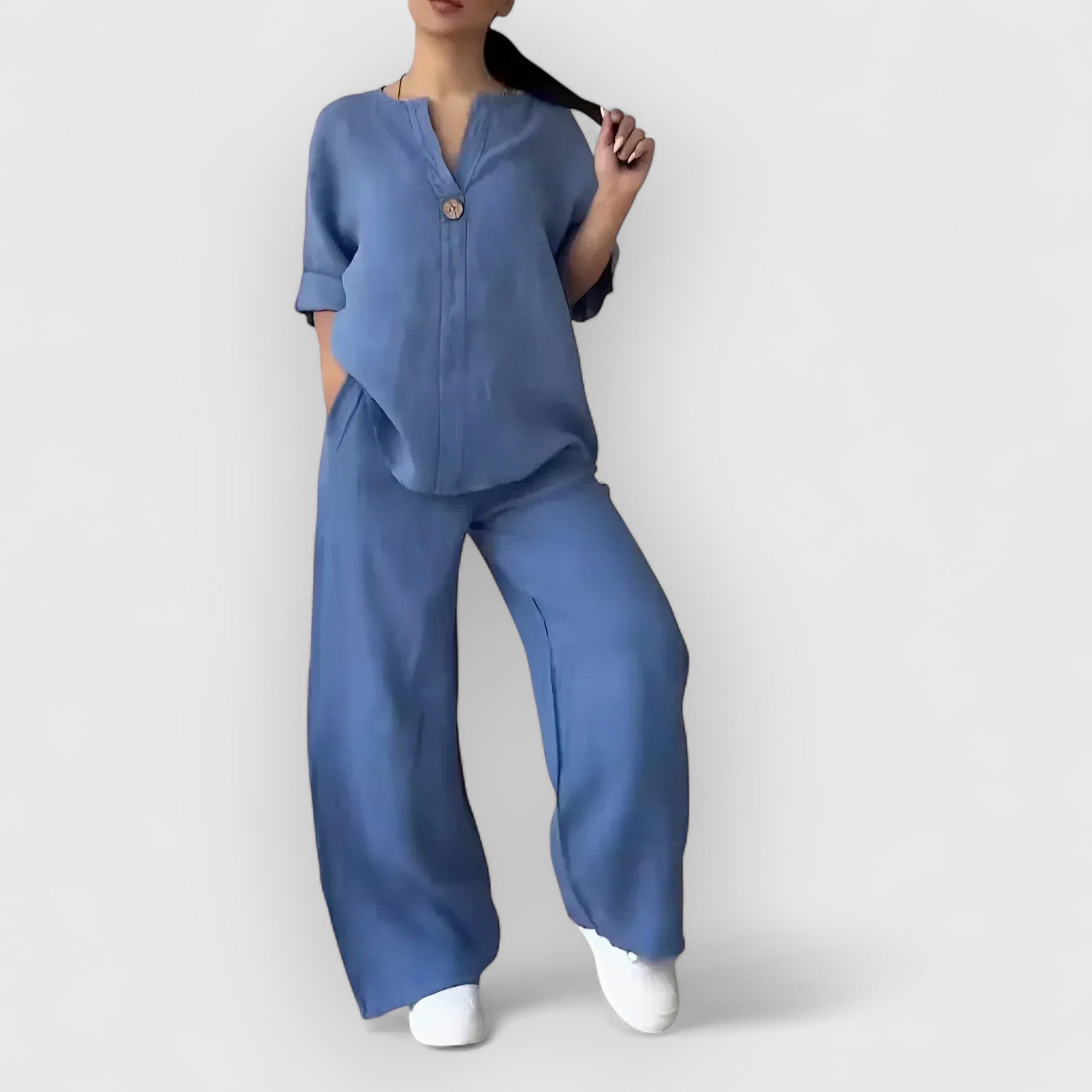 Mira™ | Margherita – Tvådelat linneset i avslappnad, elegant stil