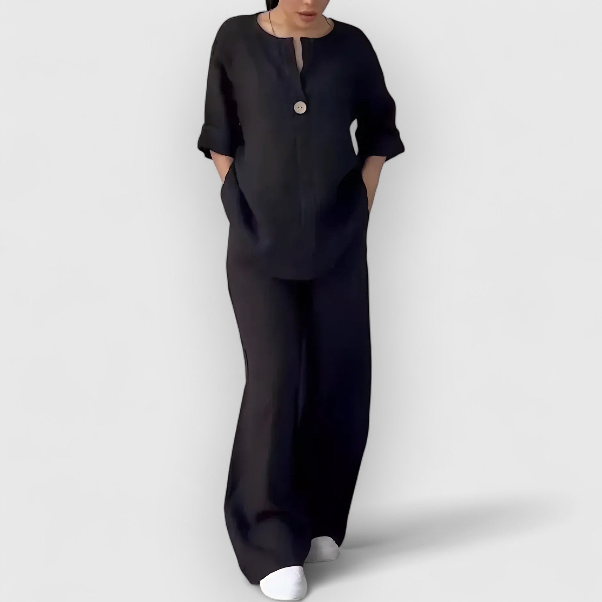 Mira™ | Margherita – Tvådelat linneset i avslappnad, elegant stil