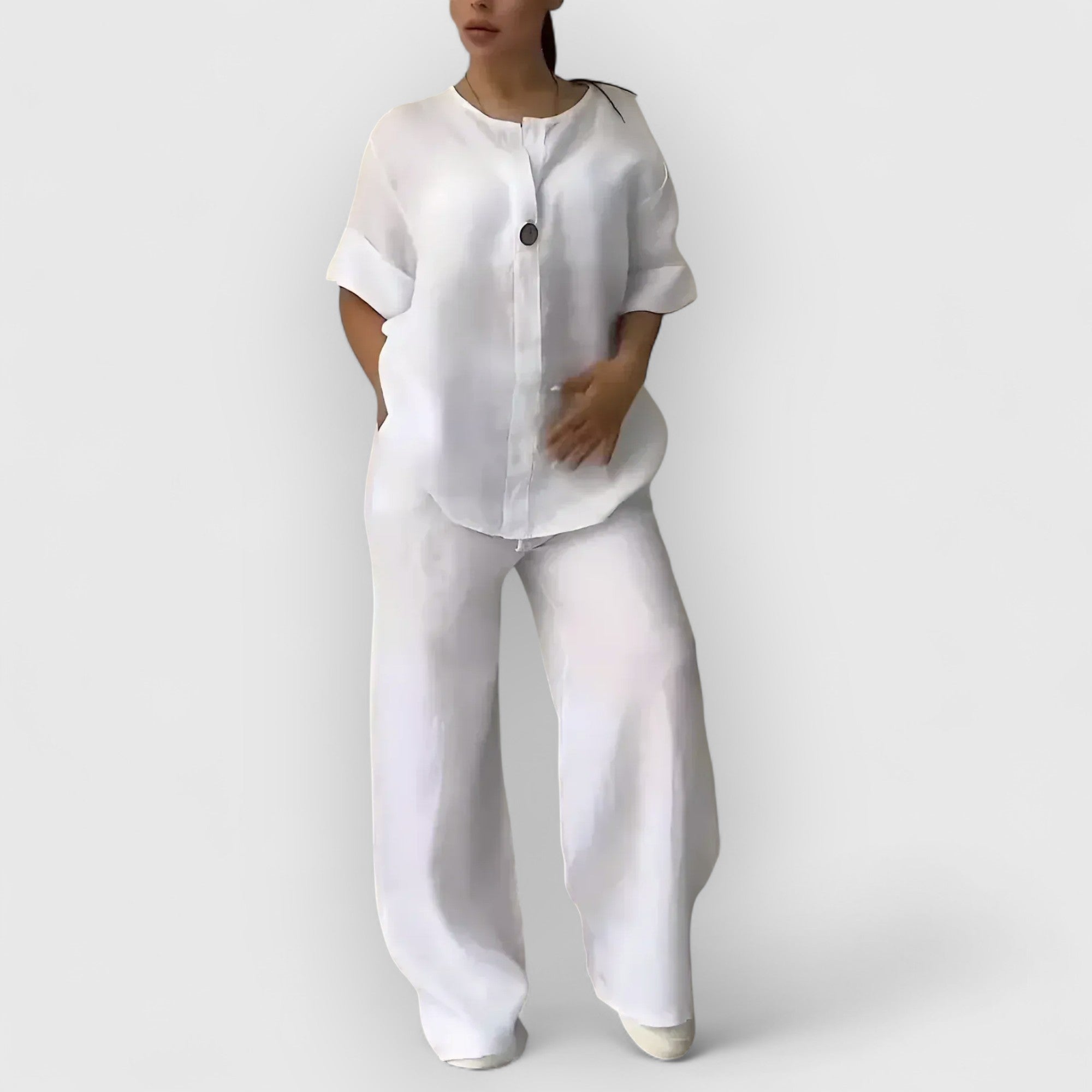 Mira™ | Margherita – Tvådelat linneset i avslappnad, elegant stil