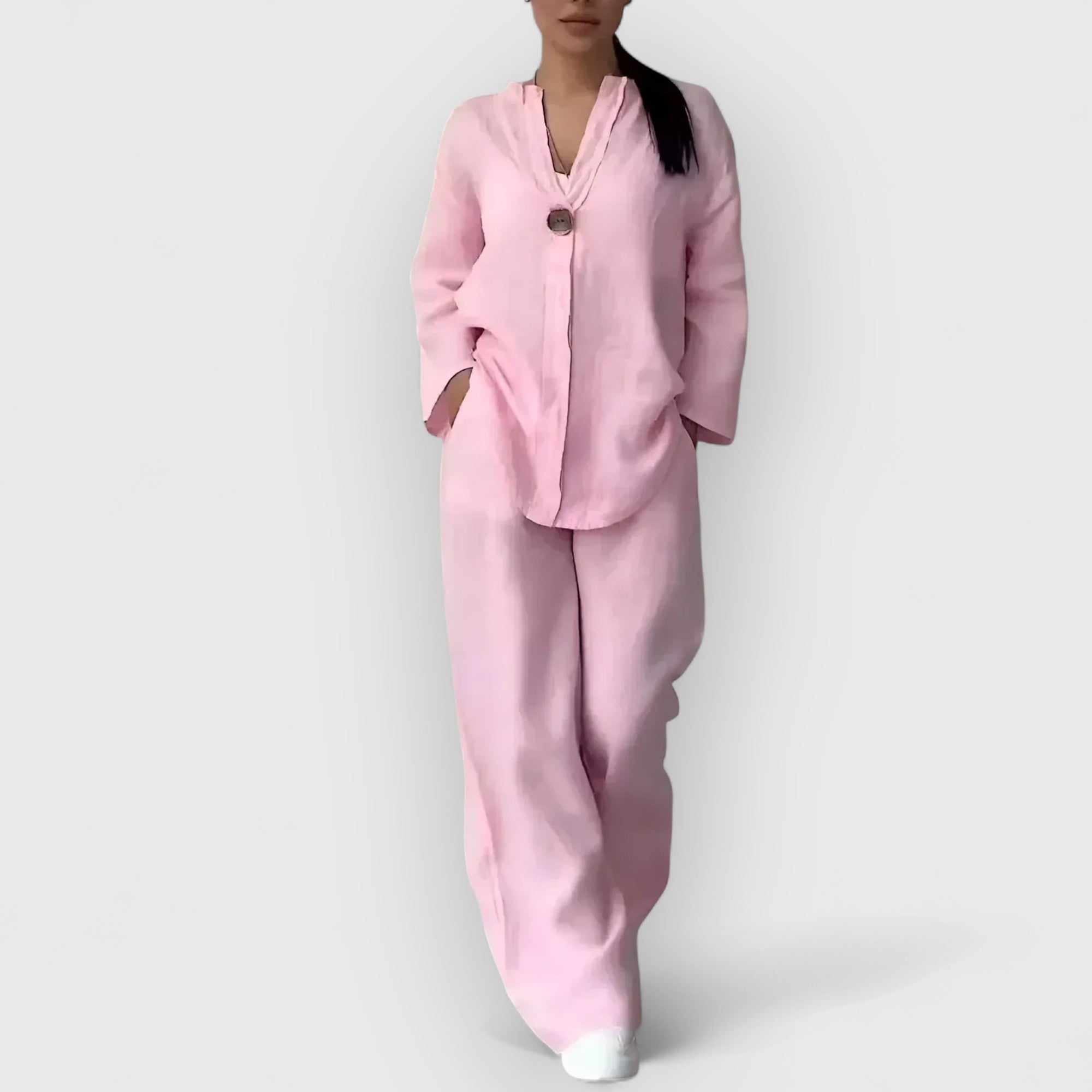 Mira™ | Margherita – Tvådelat linneset i avslappnad, elegant stil
