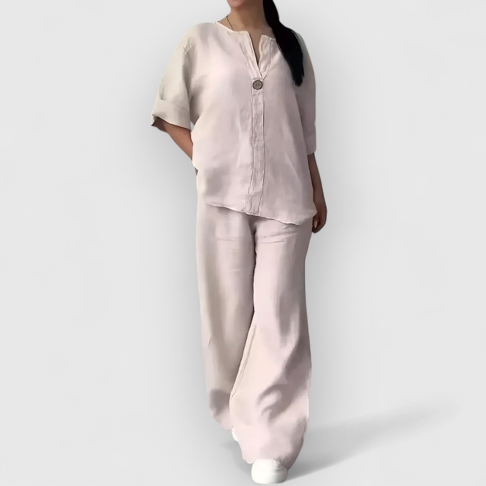 Mira™ | Margherita – Tvådelat linneset i avslappnad, elegant stil