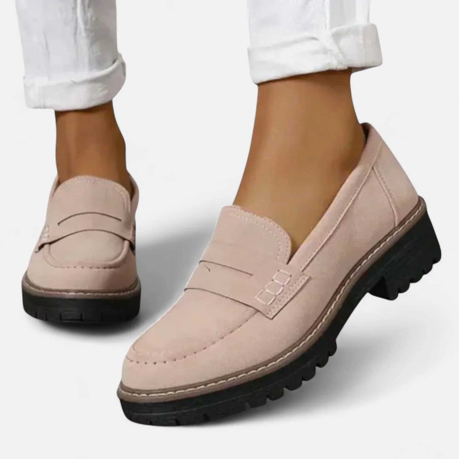 Mira™ - Eleganta loafers med tjock sula