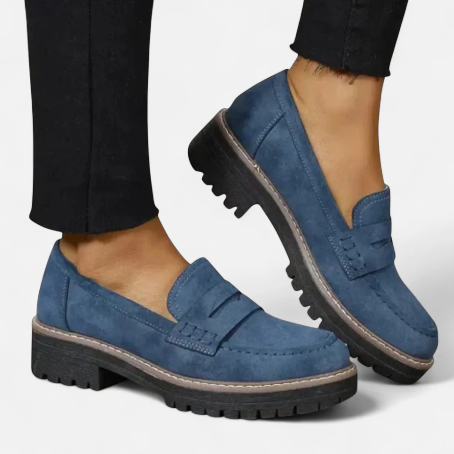 Mira™ - Eleganta loafers med tjock sula