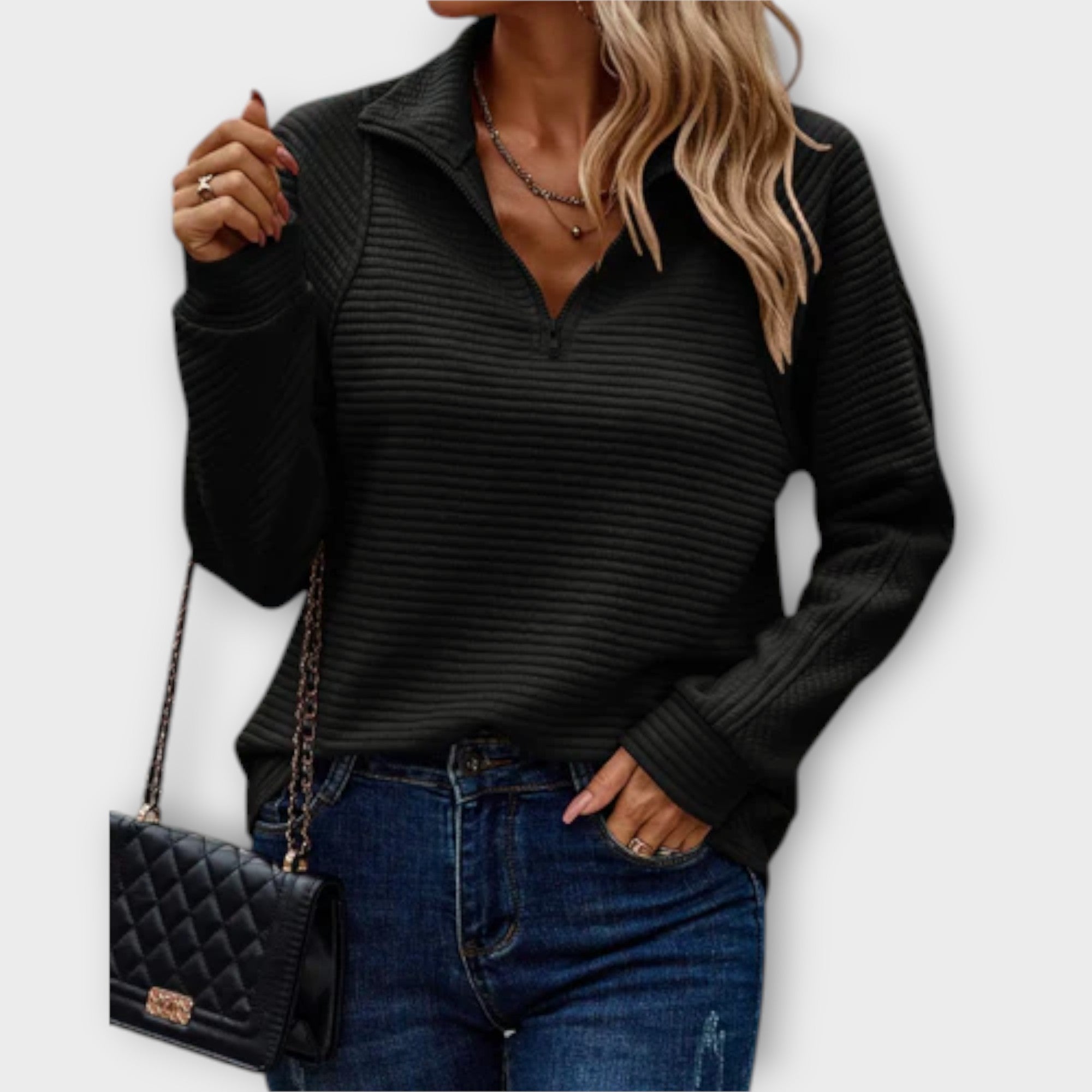Mira™ - Elegant tröja med dragkedja