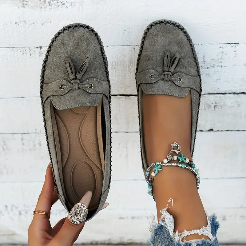 Mira™ | Ingrid - Ortopediska Vintage Loafers