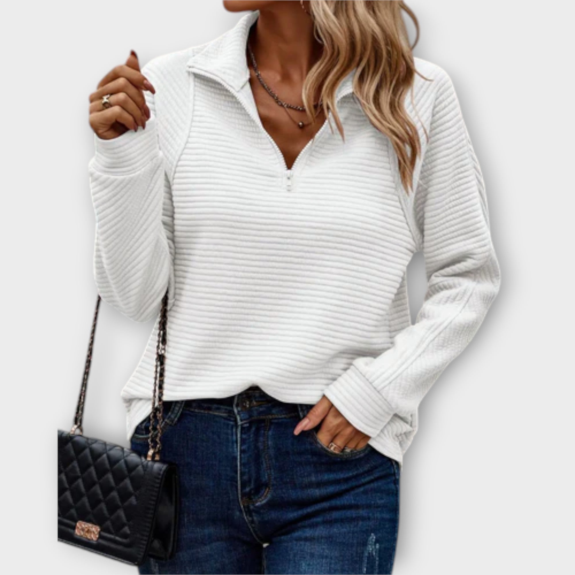 Mira™ - Elegant tröja med dragkedja