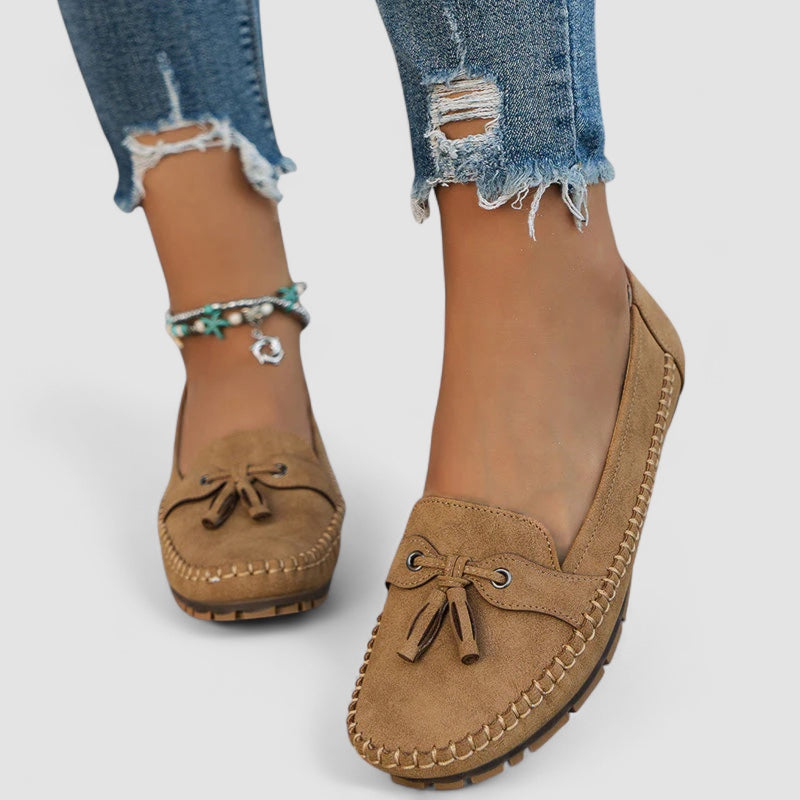 Mira™ | Ingrid - Ortopediska Vintage Loafers