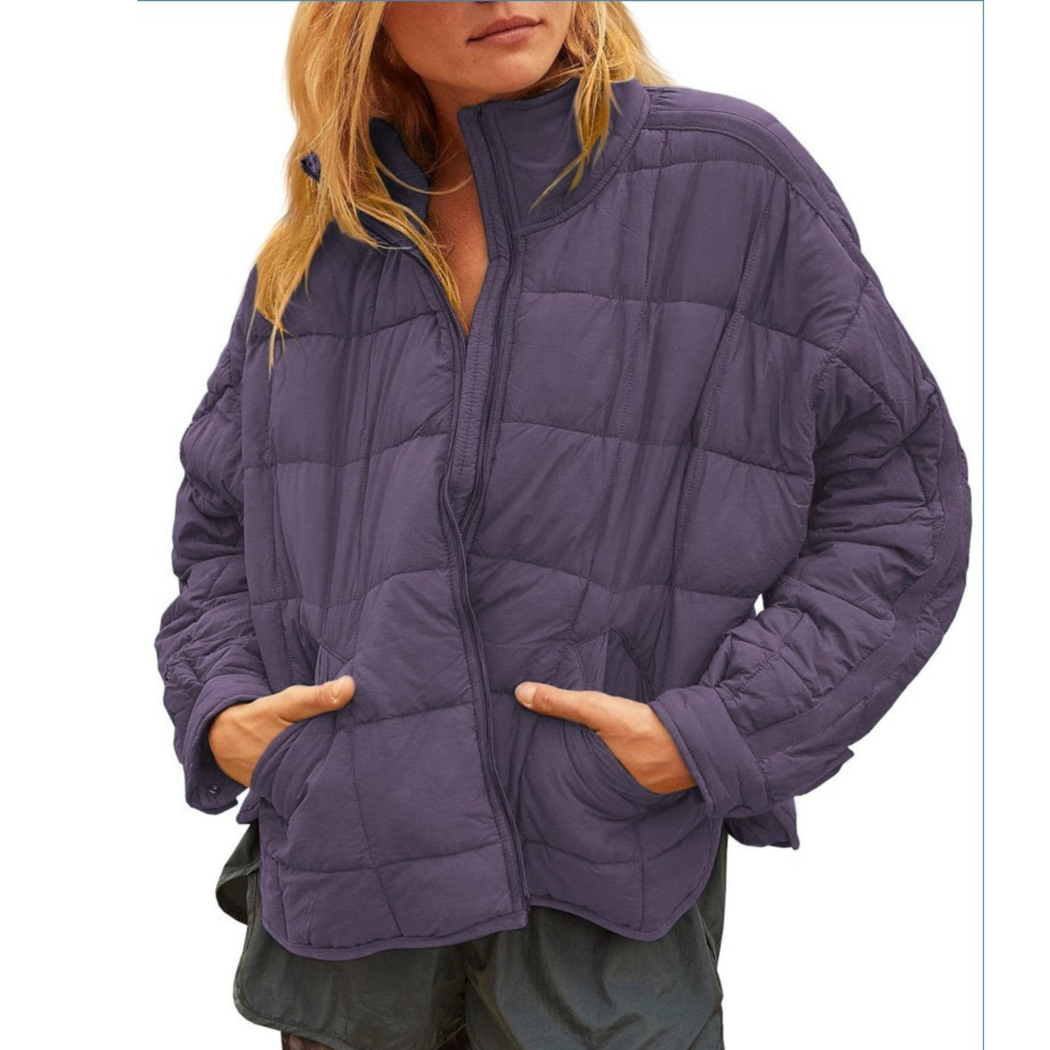 Mira™ - Lättvikts kompakt zip-puffjacka