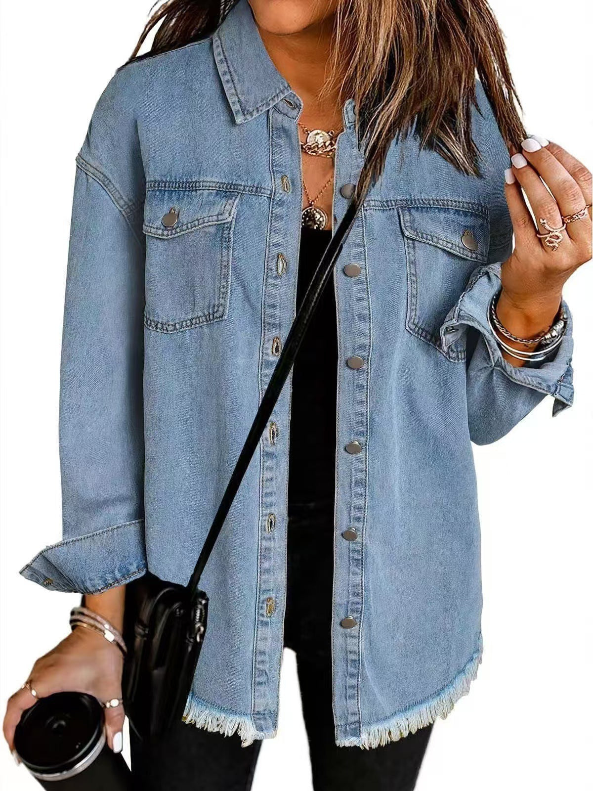 Mira™ - Klassisk Denimjacka för Alla Dagar