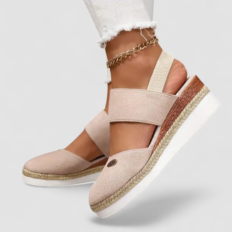 Mira™ | Antonia - Ortopediska Sandaler med Platå, Ventilerande och Avslappnade