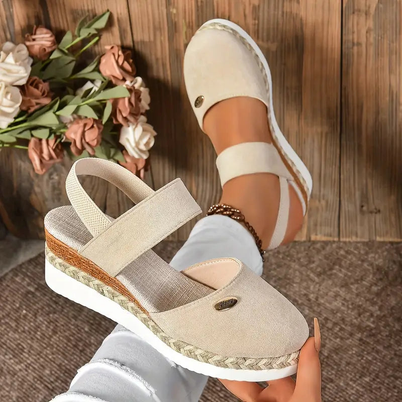Mira™ | Antonia - Ortopediska Sandaler med Platå, Ventilerande och Avslappnade