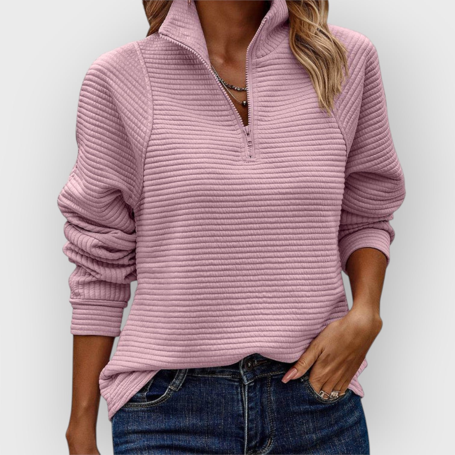 Mira™ - Elegant tröja med dragkedja